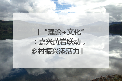 “理论+文化”：嘉兴黄岩联动，乡村振兴添活力