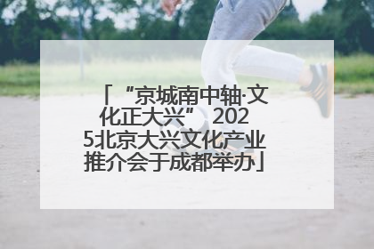 “京城南中轴·文化正大兴” 2025北京大兴文化产业推介会于成都举办
