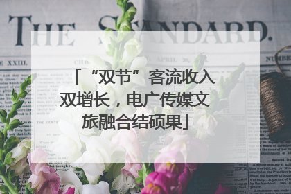 “双节”客流收入双增长，电广传媒文旅融合结硕果