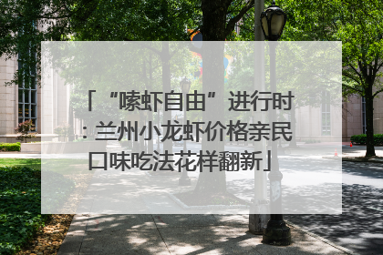 “嗦虾自由”进行时：兰州小龙虾价格亲民口味吃法花样翻新