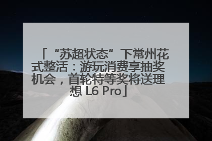 “苏超状态”下常州花式整活：游玩消费享抽奖机会，首轮特等奖将送理想 L6 Pro