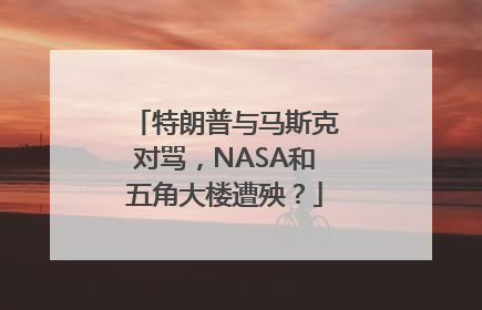 特朗普与马斯克对骂，NASA和五角大楼遭殃？