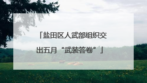 盐田区人武部组织交出五月“武装答卷”
