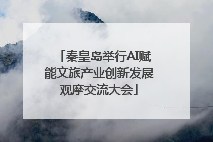 秦皇岛举行AI赋能文旅产业创新发展观摩交流大会