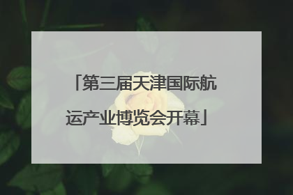 第三届天津国际航运产业博览会开幕