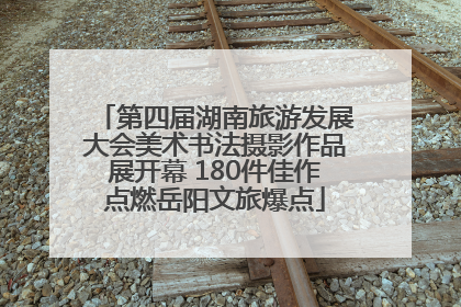 第四届湖南旅游发展大会美术书法摄影作品展开幕 180件佳作点燃岳阳文旅爆点