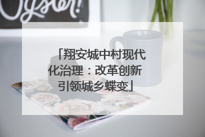 翔安城中村现代化治理：改革创新引领城乡蝶变