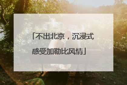 不出北京，沉浸式感受加勒比风情