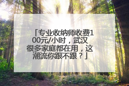 专业收纳师收费100元/小时，武汉很多家庭都在用，这潮流你跟不跟？