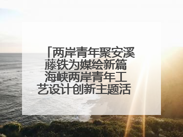 两岸青年聚安溪 藤铁为媒绘新篇 海峡两岸青年工艺设计创新主题活动开幕