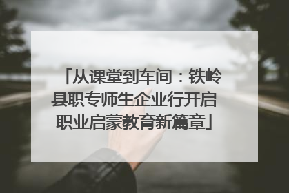 从课堂到车间：铁岭县职专师生企业行开启职业启蒙教育新篇章