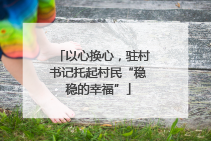 以心换心，驻村书记托起村民“稳稳的幸福”