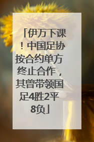 伊万下课！中国足协按合约单方终止合作，其曾带领国足4胜2平8负