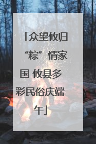 众望攸归“粽”情家国 攸县多彩民俗庆端午