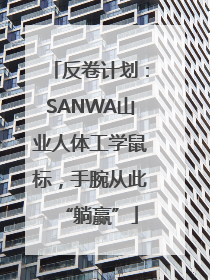 反卷计划：SANWA山业人体工学鼠标，手腕从此“躺赢”