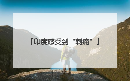 印度感受到“刺痛”