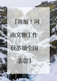 喜报！河南文物工作获多项全国表彰