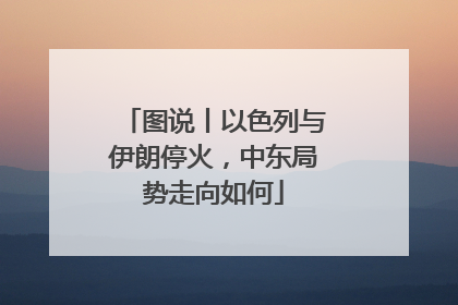 图说丨以色列与伊朗停火，中东局势走向如何