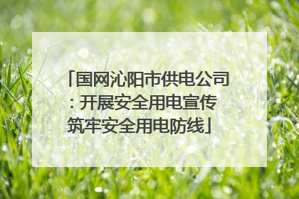 国网沁阳市供电公司：开展安全用电宣传 筑牢安全用电防线