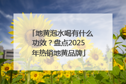 地黄泡水喝有什么功效？盘点2025年热销地黄品牌