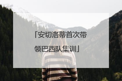 安切洛蒂首次带领巴西队集训