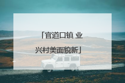 官道口镇 业兴村美面貌新