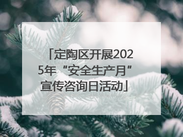 定陶区开展2025年“安全生产月”宣传咨询日活动
