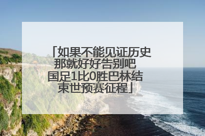 如果不能见证历史 那就好好告别吧 国足1比0胜巴林结束世预赛征程