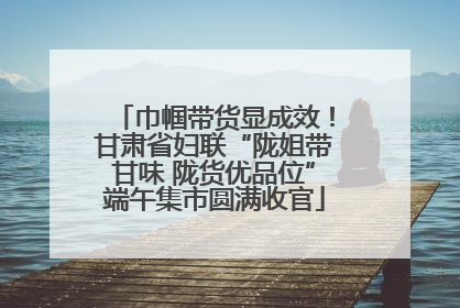 巾帼带货显成效！甘肃省妇联“陇姐带甘味 陇货优品位”端午集市圆满收官