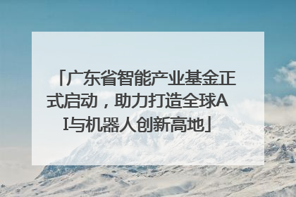 广东省智能产业基金正式启动，助力打造全球AI与机器人创新高地