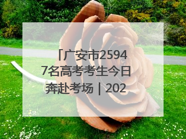 广安市25947名高考考生今日奔赴考场｜2025四川高考