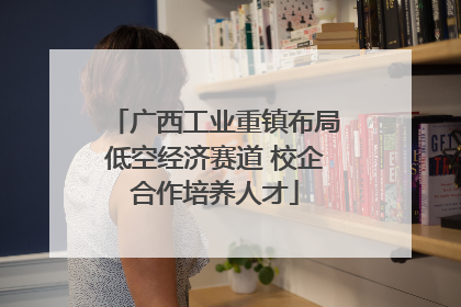 广西工业重镇布局低空经济赛道 校企合作培养人才