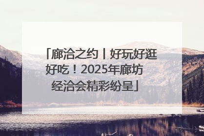 廊洽之约丨好玩好逛好吃！2025年廊坊经洽会精彩纷呈