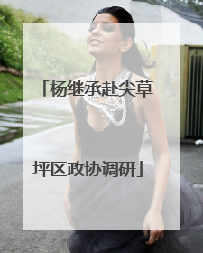 杨继承赴尖草坪区政协调研
