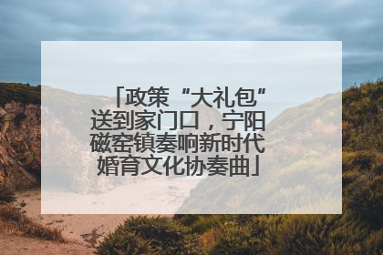政策“大礼包”送到家门口，宁阳磁窑镇奏响新时代婚育文化协奏曲