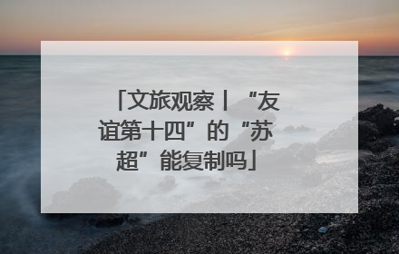 文旅观察丨“友谊第十四”的“苏超”能复制吗