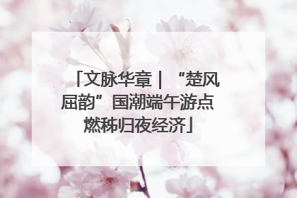 文脉华章｜“楚风屈韵”国潮端午游点燃秭归夜经济