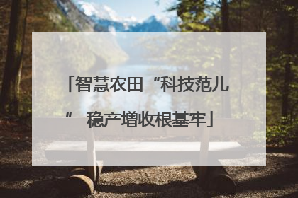 智慧农田“科技范儿” 稳产增收根基牢