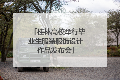 桂林高校举行毕业生服装服饰设计作品发布会