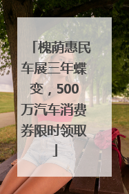 槐荫惠民车展三年蝶变，500万汽车消费券限时领取