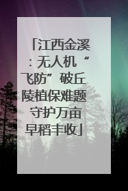 江西金溪：无人机“飞防”破丘陵植保难题 守护万亩早稻丰收
