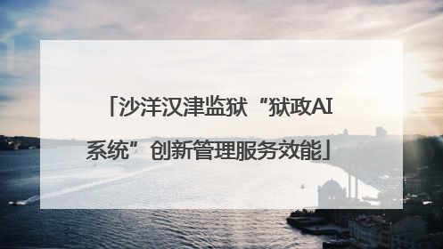 沙洋汉津监狱“狱政AI系统”创新管理服务效能