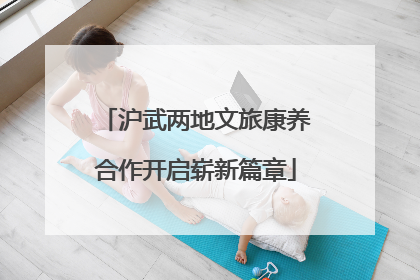 沪武两地文旅康养合作开启崭新篇章
