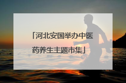 河北安国举办中医药养生主题市集