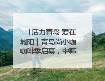 活力青岛 爱在城阳｜青岛尚小咖咖啡季启幕，中韩消费新场景点燃夏日热情