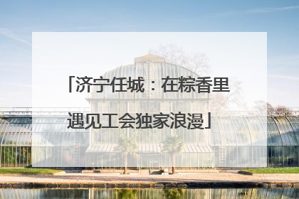 济宁任城：在粽香里遇见工会独家浪漫