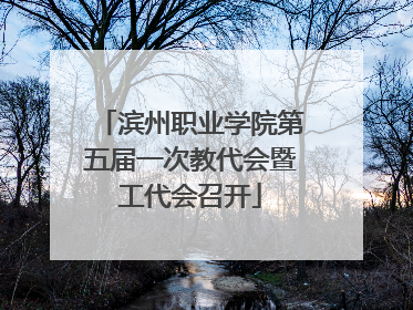 滨州职业学院第五届一次教代会暨工代会召开
