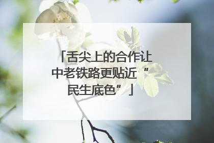 舌尖上的合作让中老铁路更贴近“民生底色”