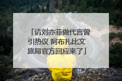 请刘亦菲做代言曾引热议 阿布扎比文旅局官方回应来了