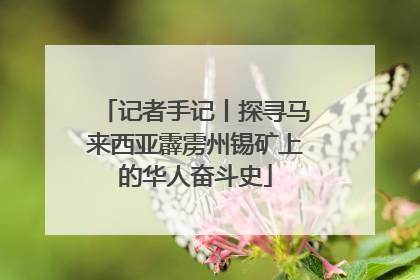 记者手记丨探寻马来西亚霹雳州锡矿上的华人奋斗史